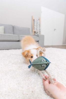 Fisk, läderleksak, 28 cm