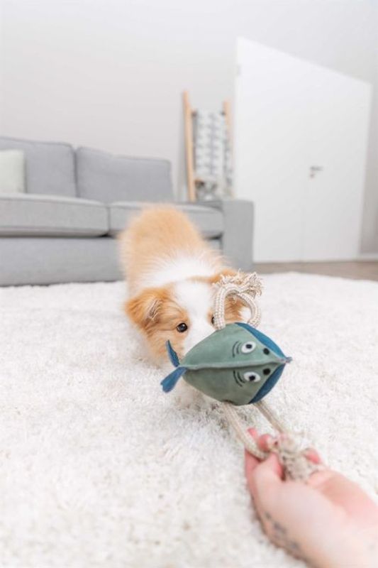 Fisk, läderleksak, 28 cm