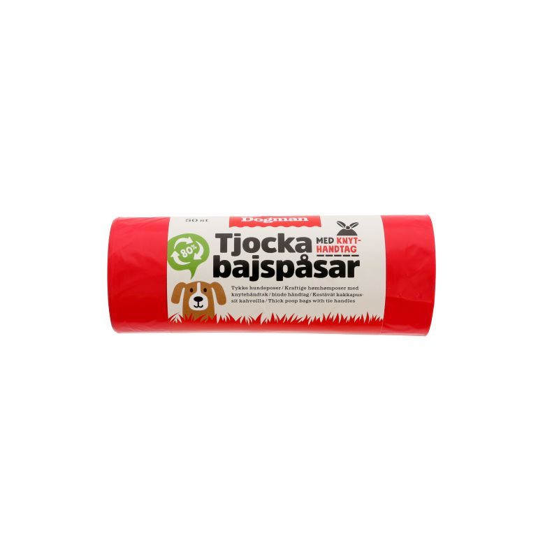 Bajspåse Knythandtag 50-pack