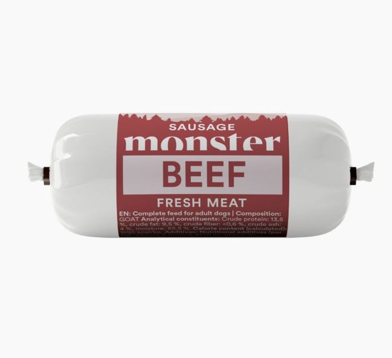 Monster Dog Sausage Beef
