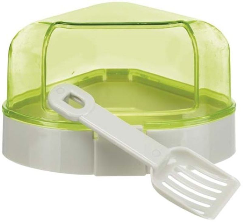 Hörntoalett Hamster De Luxe med spade