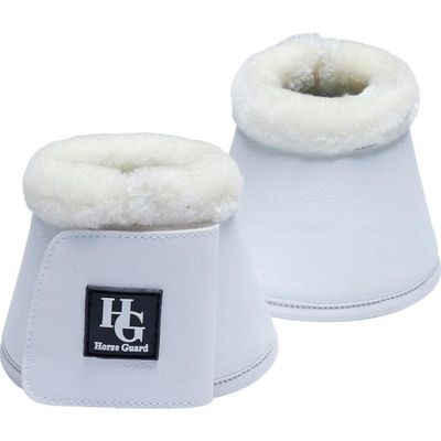 HG Boots m. kant i syntetpäls Vit Medium