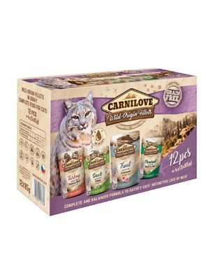 CarniLove Cat Pouch Multipack 12 x 85 g