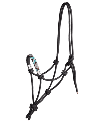 Repgrimma med pärlbrodering svart