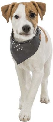 BE NORDIC scarf mörkgrå med rosmotiv