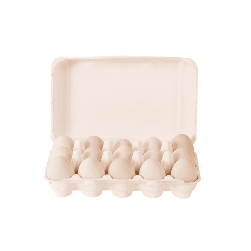 Äggkartong 15-ägg Vit