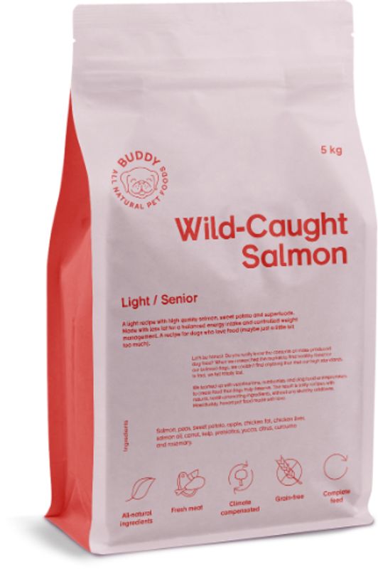 Buddy Wild Caught Salmon Senior/Light
