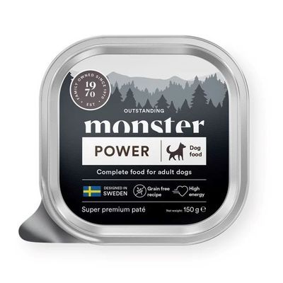 Monster Dog Power Paté Tray 150g