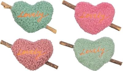Matatabihjärta, plysch, 12 cm