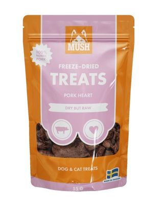 MUSH Treats Frystorkad Grishjärta 50 g