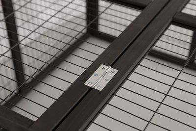 Utehage Natura med hus, 150x53x150cm, svart/brun