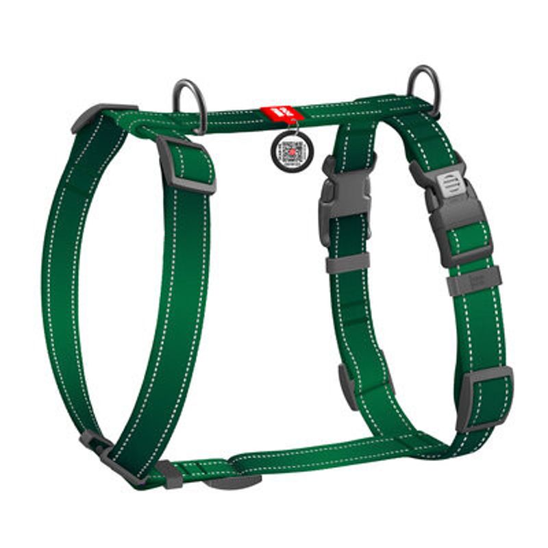 WAUDOG H-Sele Hund Mono Reflex Grön