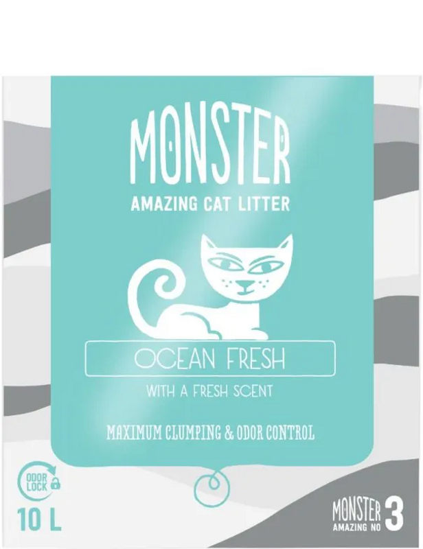 Monster Kattsand Ocean Fresh 10L