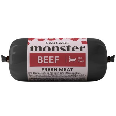 Monster Cat Sausage Beef 80 g