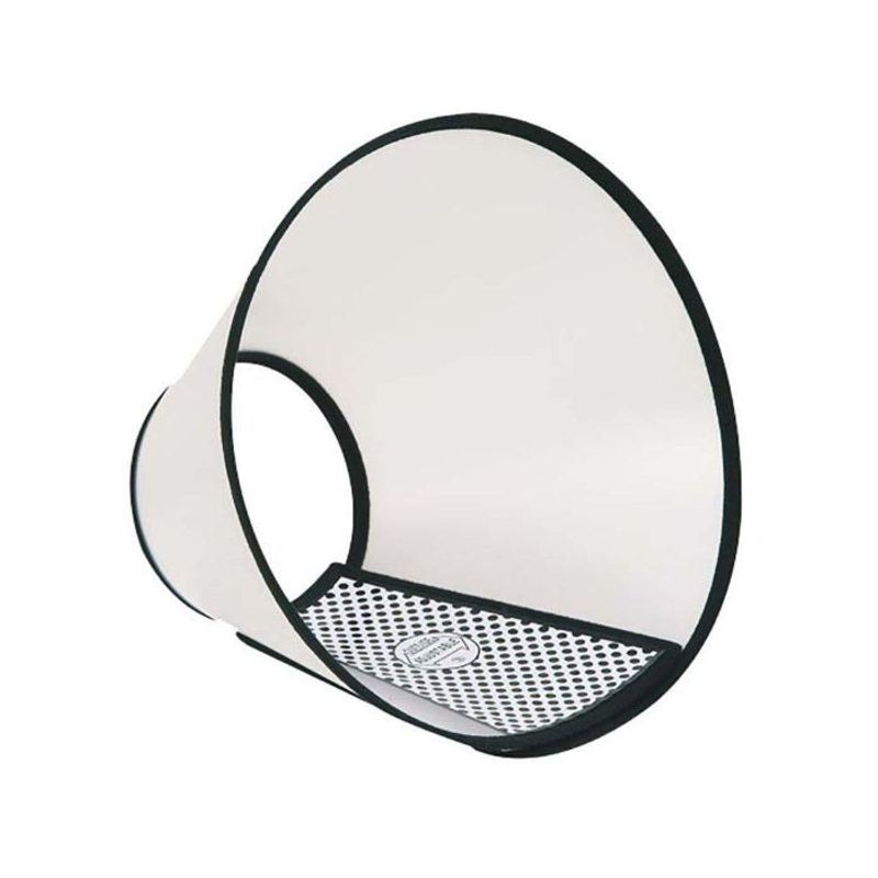 Halskrage med plyschkant