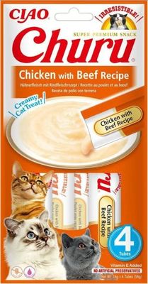 Churu Cat Chicken & Beef 4st (56g)
