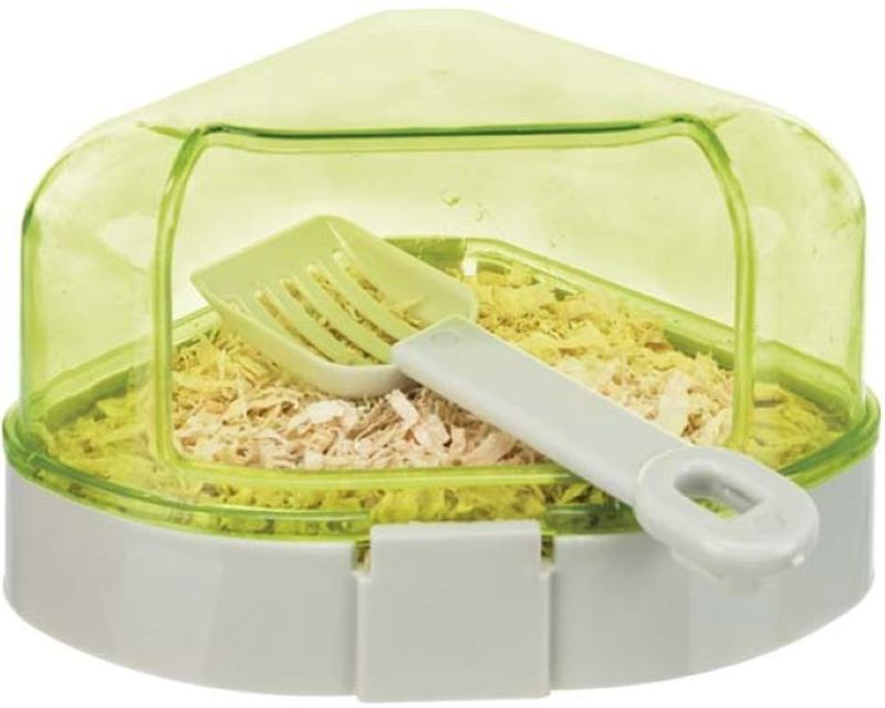 Hörntoalett Hamster De Luxe med spade