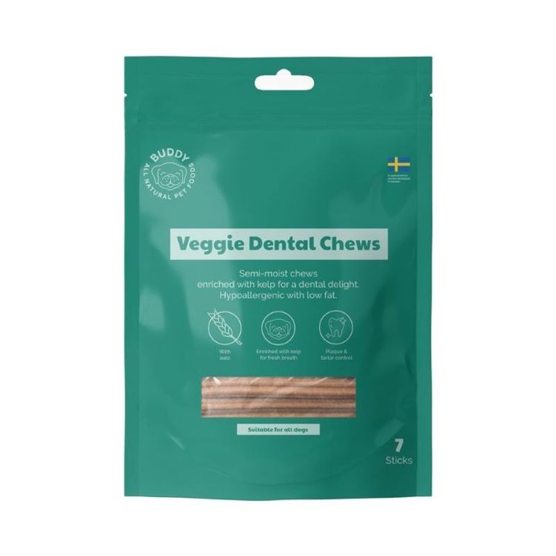 Buddy Veggie Dental Chews med Kelp