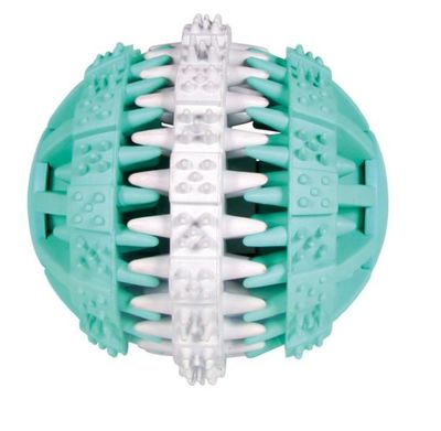 Dentafun boll med mintsmak naturgummi 7 cm