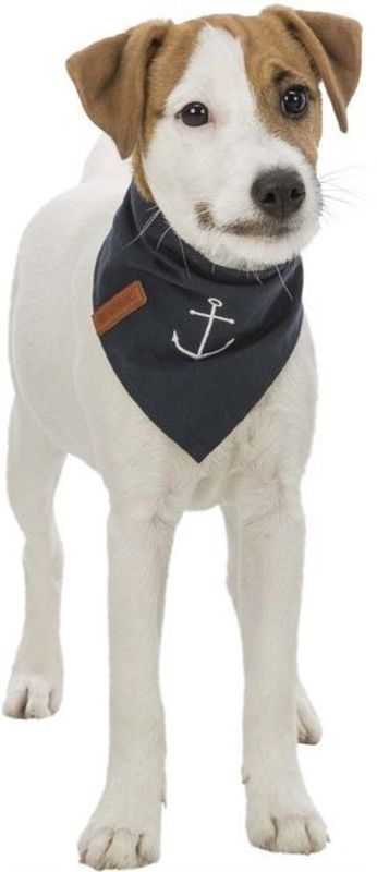 BE NORDIC scarf mörkblå med ankarmotiv