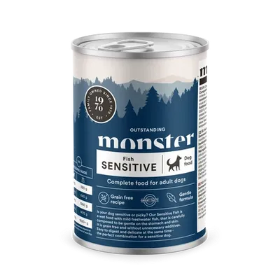 Monster Dog Våtfoder Adult Sensitive Fish 400g