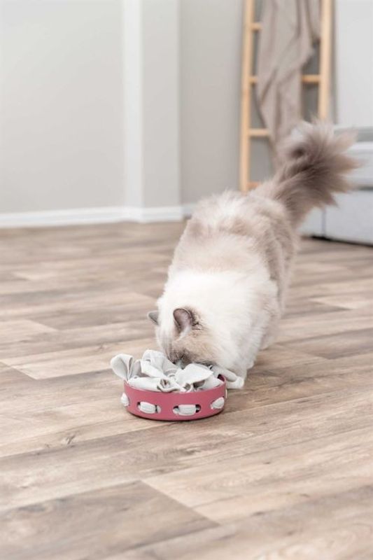 Cat Activity Hide'n'Sniff skål, plast, ø18 cm