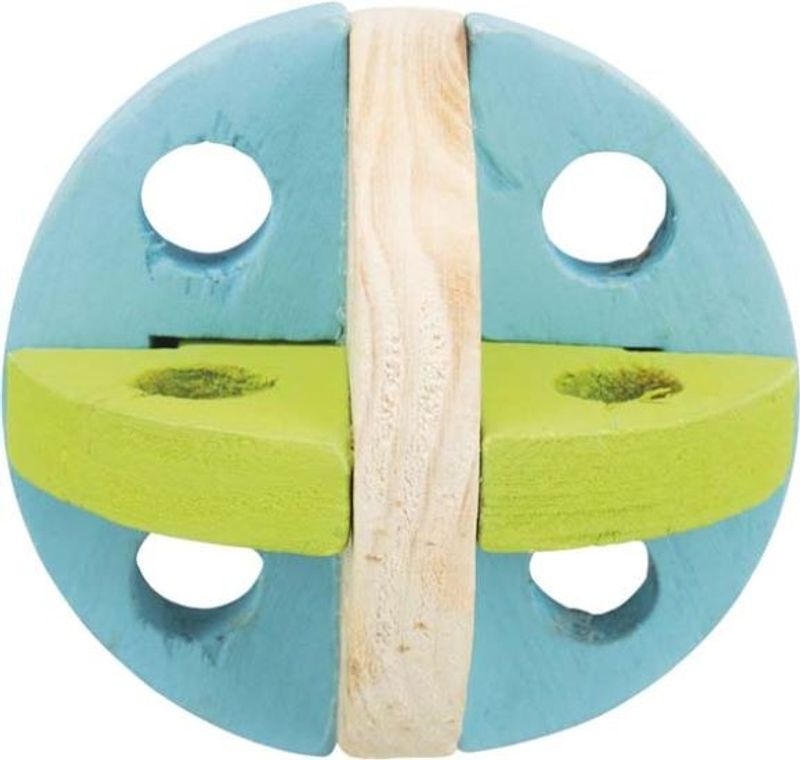 Gnagarträ Boll m hål 8,5cm