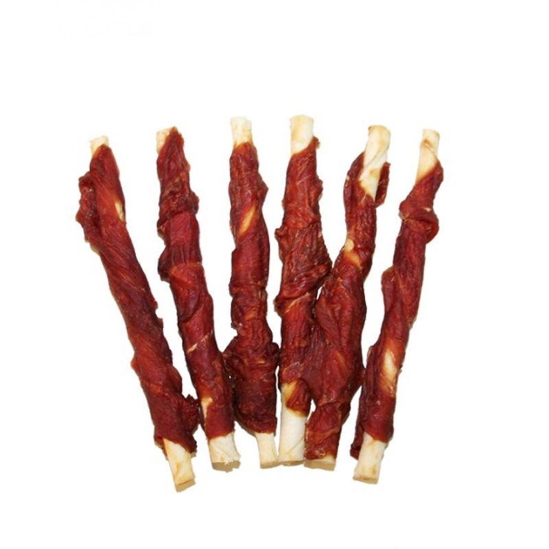 2pets Tuggpinne m ankfilé 12cm 6-pack 70g