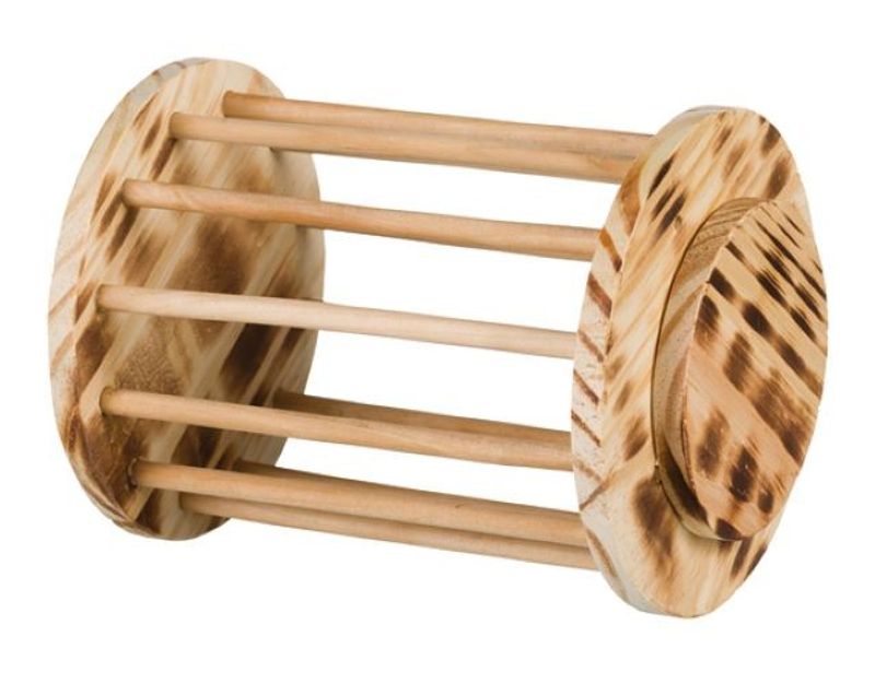 Höhäck hörulle med lock i trä ø15x19cm