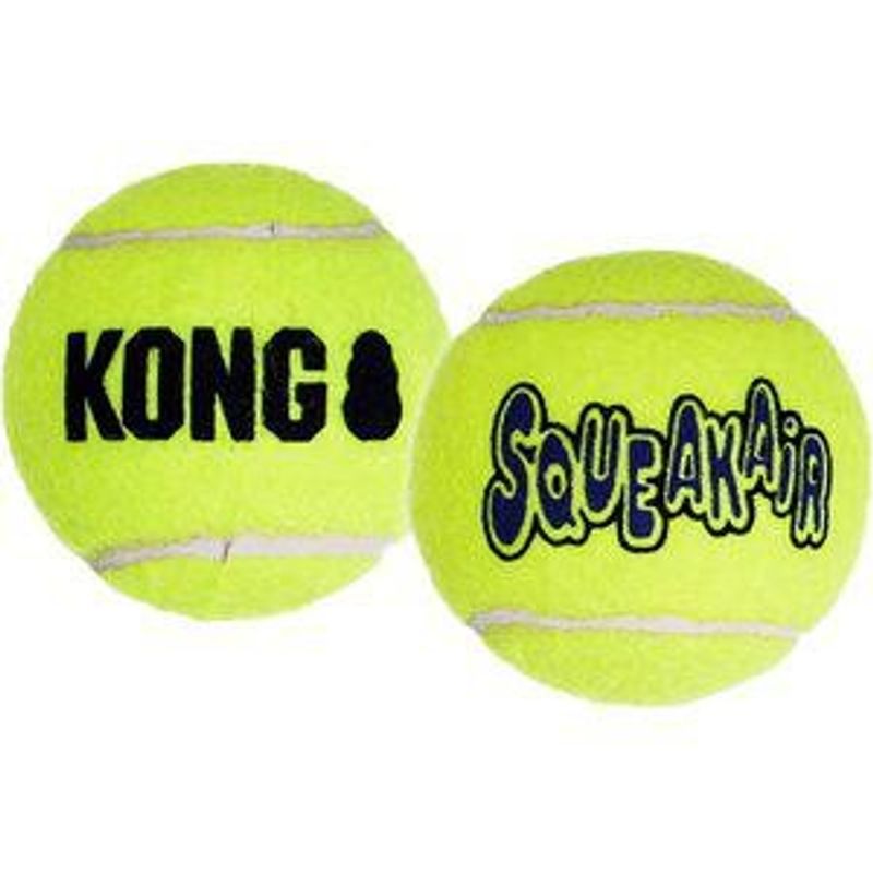 Kong Airdog Squeakair Tennisboll (2Pack L 8 cm)