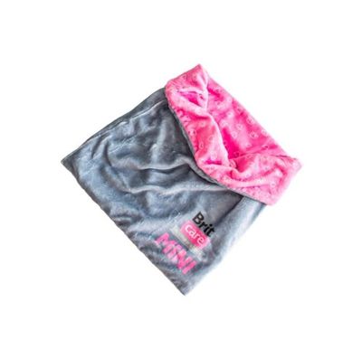 Brit Care Mini Filt Sleeping Bag Grå/rosa
