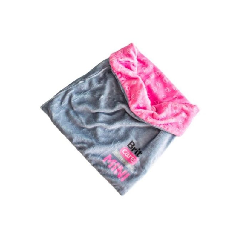 Brit Care Mini Filt Sleeping Bag Grå/rosa