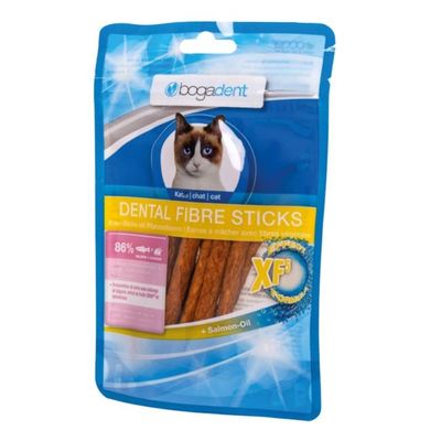 Dental Fibre Sticks Salmon Katt Bogadent