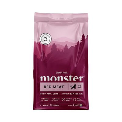 Monster Dog GF Adult Red Meat