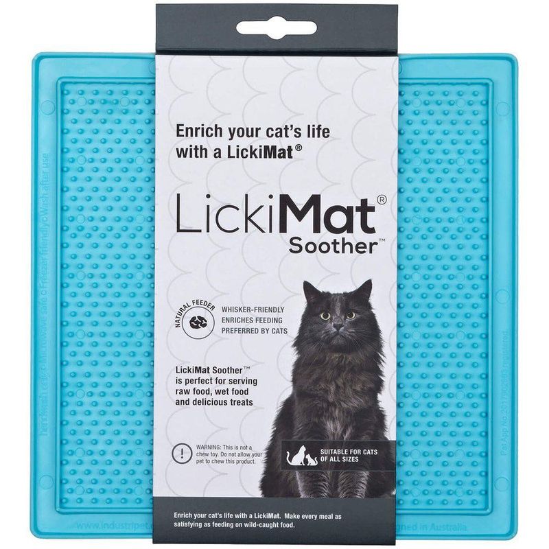 Lickimat Cat Soother (Ljusblå)