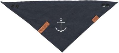 BE NORDIC scarf mörkblå med ankarmotiv