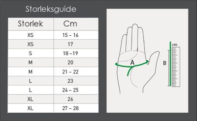 Waldhausen Ridhandske m. magnetspänne