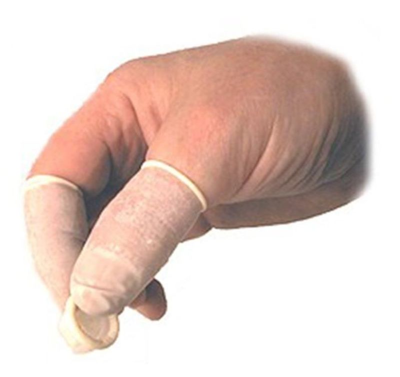 Trim-fingerskydd i Latex 100pack