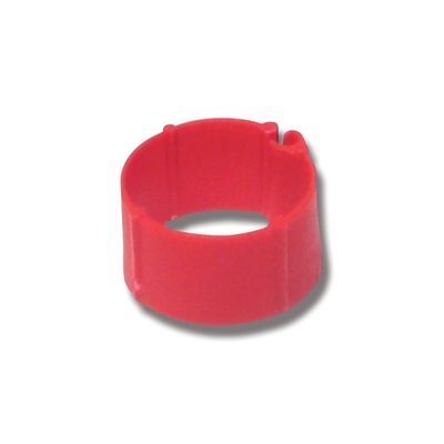 Hönsringar Röda 25st 16mm