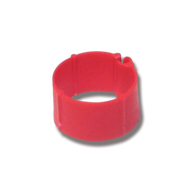 Hönsringar Röda 25st 16mm