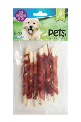 2pets Tuggpinne m ankfilé 12cm 6-pack 70g