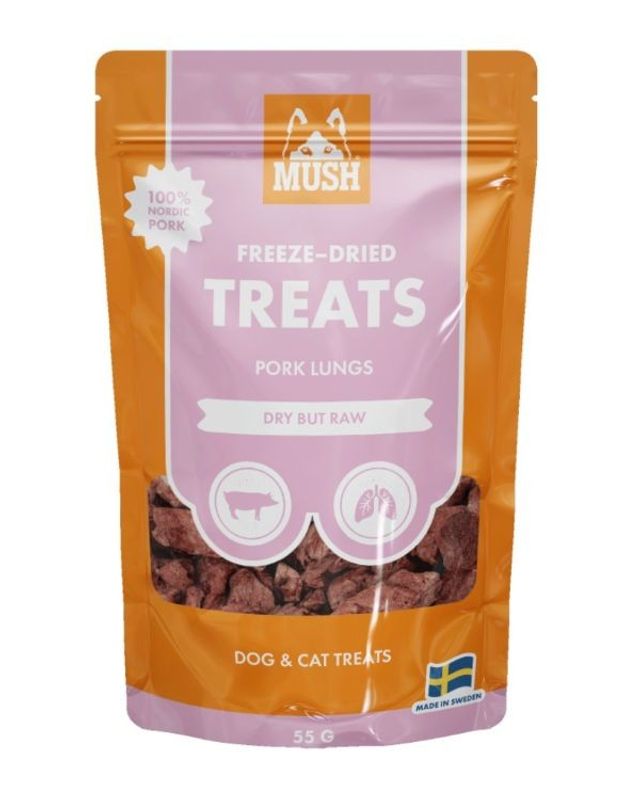 MUSH Treats Frystorkad Grislunga 45 g