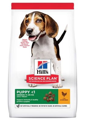 Hills Science Plan Puppy Medium Chicken 2,5kg
