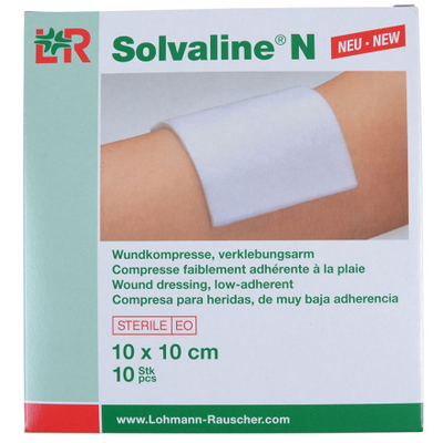 Solvaline Sterila Kompresser 10x10cm 10-pack