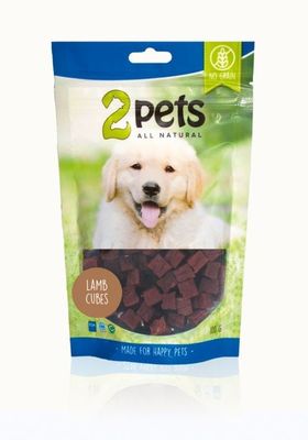 2pets Dogsnack Lamb Cubes