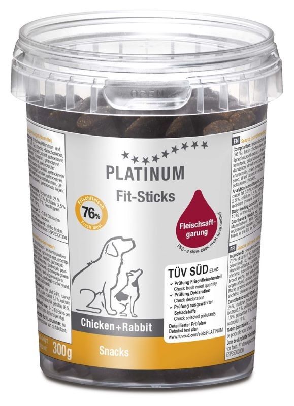 Platinum Fit-Sticks Chicken & Rabbit 300g