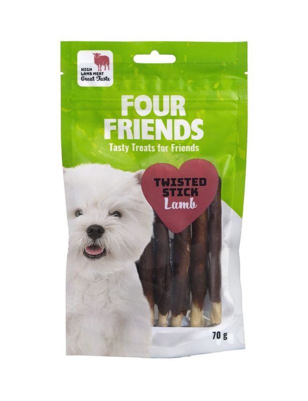 FourFriends Dog Tugg Sticks Lamb 12,5cm