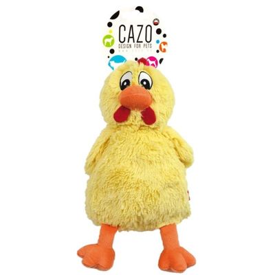 Plush Hundleksak Gul Kyckling 38cm