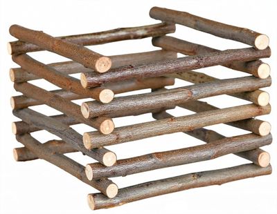 Höhäck i trä fristående 15x11x15cm