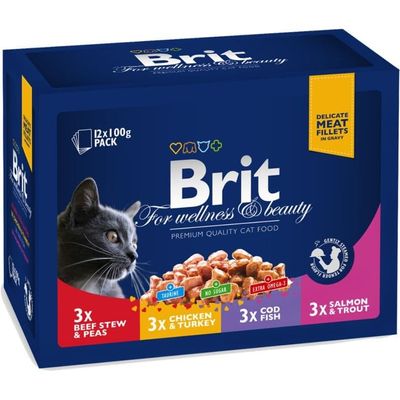 Brit Premium Pouches Familjeförp 12-pack